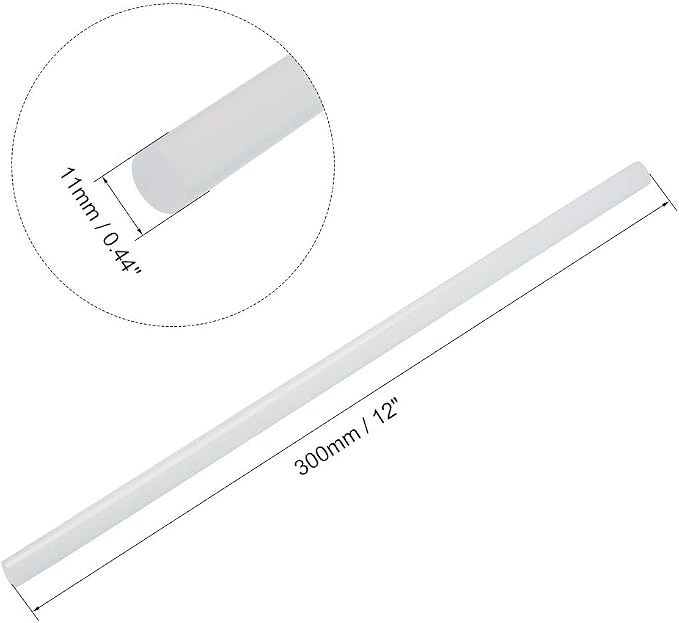 uxcell Mini Hot Glue Gun Sticks 12-inch x 0.44-inch - Image 2