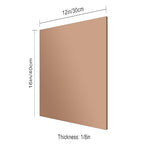 12x16 Inches Bronze Mirror Acrylic Sheet – 2 Pcs Reflective Acrylic Panel - Image 2