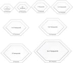 BENECREAT 16 Pcs Honeycomb Quilting Template, Acrylic Quilting Templates Rulers - Image 2