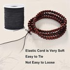 LUSTEMBER Elastic String for Bracelets, 1 mm x 110 Yards Sturdy Stretchy - Image 6