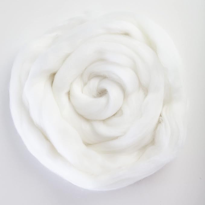 100% Natural Merino Wool Roving - 1 oz - Premium Combed Top Merino Roving Wool - Image 9