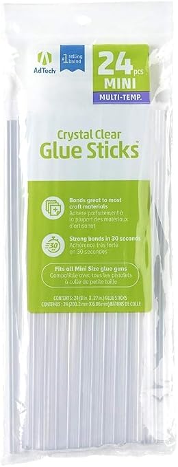 AdTech 8" Mini Hot Glue Stick, Part# W220-3824 by AdhesiveTechnologies