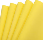 MECCANIXITY EVA Foam Sheets Yellow 19.7 Inch x 17.7 Inch 0.8mm Thick Crafts by MECCANIXITY