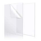 YSTIME 8" x 12" Clear Acrylic Sheet Plexiglass Plastic Sheet by YSTIME