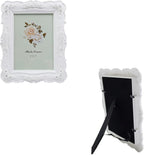 Coshar Rose Flower Design Picture Frame Vintage Photo Frame 5 x 7 Inch | - Image 9