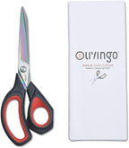 LIVINGO Premium Tailor Scissors Heavy Duty Multi-Purpose Titanium Coating - Image 8