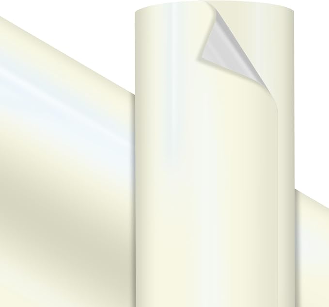VViViD Premium Satin White Blue Pearl Craft Vinyl Roll 1ft x 5ft – Bubble-Free by VVIVIDVINYL