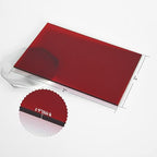 5 Pack Acrylic Sheet Red Transparent Colored Translucent Sheets Easy to Cut - Image 5