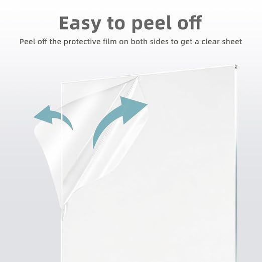 4 Pack Clear Cast Acrylic Sheets 12×16 Inch, 1/8" Thick Plexiglass Boards - Image 4