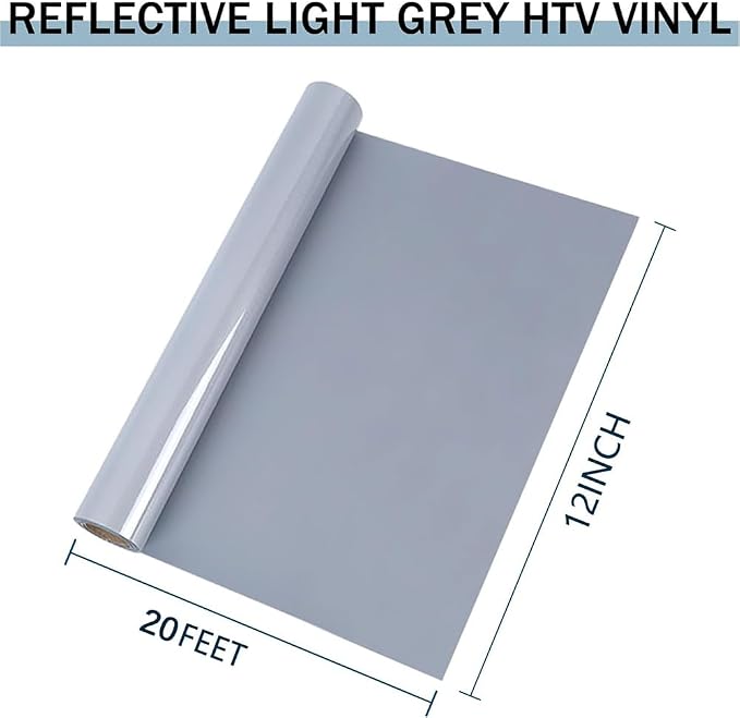 HTVVETUR Glow in The Dark HTV Heat Transfer Vinyl Roll 12 Inch by 20 Feet Iron - Image 3