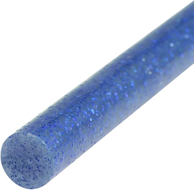 uxcell Mini Hot Glue Sticks for Glue Gun 0.27-inch x 4-inch Dark Blue Glitter - Image 3