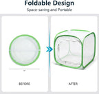 Insect & Butterfly Habitat Cage, Portable Pop-Up Terrarium - Image 5