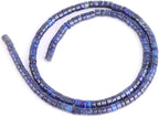 155pcs 4x2mm Natural Lapis Lazuli Heishi Disc Rondelle Spacer Stone Semi - Image 3