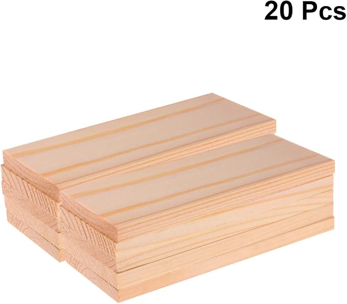 20pcs Basswood Carving Unfinished Wood Boards Sheets Beginners Premium Carving - Image 4