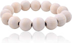 100pcs 15mm Natural Wood Beads Unfinished Round Wooden Loose Beads Wood Spacer - Image 7