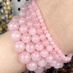 Zenkeeper About 180 Pcs Rose Quartz Beads - Image 5