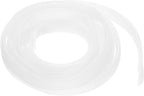 uxcell PET Expandable Sleeving 10ft 1/2" Clear Cable Management Sleeve Cord by uxcell