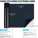 guangyintong Heat Transfer Vinyl Black HTV Rolls, Glossy Surface HTV Vinyl - Image 2