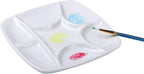 MEEDEN 7-Well Square White Porcelain Artist Paint Palette - Image 5