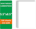 100 Sheets White Cardstock Thick Paper by Unknown