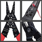 WGGE WG-015 Professional 8-inch Wire Stripper/wire crimping tool, Wire Cutter - Image 3
