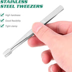 Stamp Collecting Supplies 10Pcs Stamp Tongs Stainless Steel Stamp Philately - Image 7