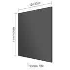 12x16 Inches Black Mirror Acrylic Sheet – 2 Pcs Reflective Acrylic Panel - Image 2