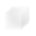 OMTech 6 Pack Clear Acrylic Sheets, Transparent Acrylic Plastic Boards by OMTech