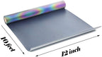FUNKAKA Heat Transfer Vinyl Reflective Rainbow HTV Roll, Reflective HTV Vinyl - Image 4