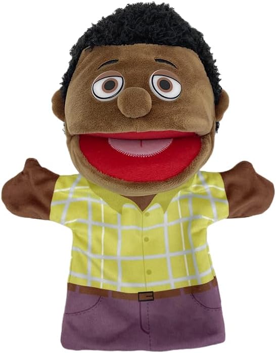 Family Hand Puppets for Kids, Includes Grandpa, Son by LOMTRATS