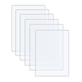 6 Pack of Acrylic Sheets 12x16-0.043" Thick Clear Extruded Plexiglass Sheets by Langaelex