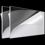 Roowest 2 Pcs 36 x 48 Inch, 1/4 Inch Thick Clear Acrylic Sheet Plastic Acrylic by Roowest