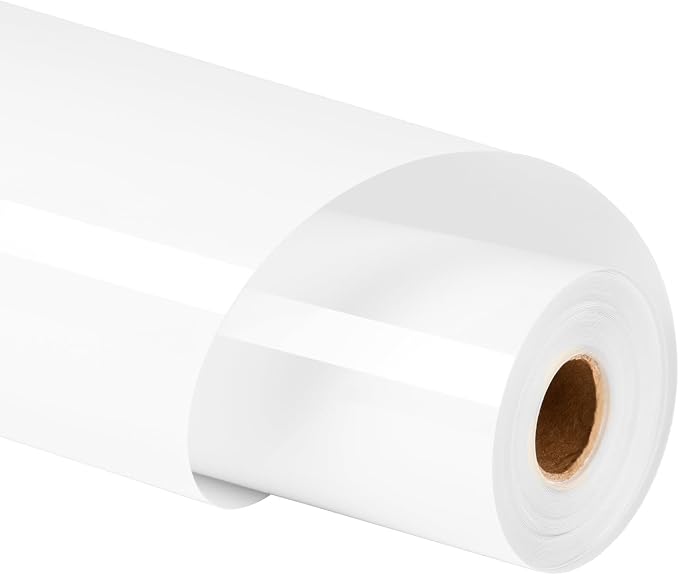 HTVRONT White Heat Transfer Vinyl Roll by HTVRONT