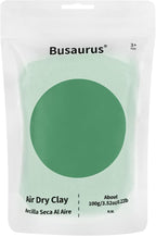 100g Forest Green Air Dry Foam Clay, DIY Magic Model Clay by BusaurusToys