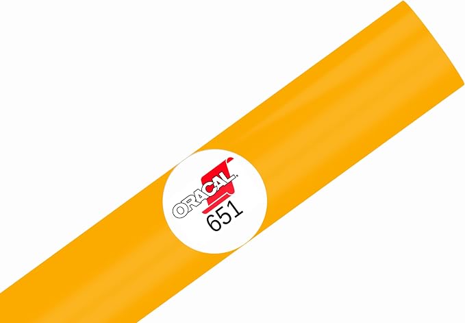 ORACAL 651 Glossy Permanent Vinyl 12 Inch x 15 Feet by Orafol