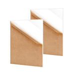 2 Pack 8'' x 12'' Opaque White Acrylic Sheet, 3mm Thick Acrylic Plexiglass by Unknown