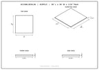 Extruded Acrylic Sheet, 1/16" x 36" W x 36" L - Image 2