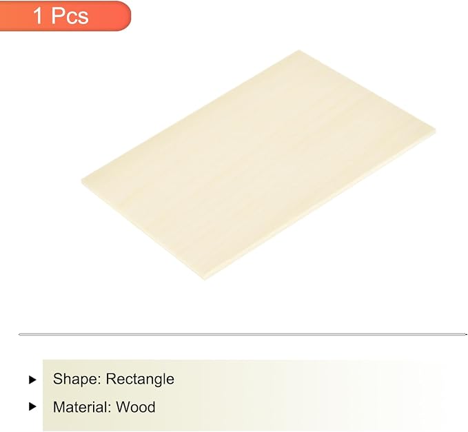 MECCANIXITY Basswood Sheet 18 x 12 x 1/8 Inch Unfinished Wood Boards Plywood - Image 3