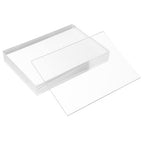 KAITELA Pack of 10 Clear Acrylic Sheet 8" x 10" Cast Plexiglass Panel 1/8" by KAITELA