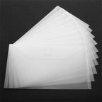 5.9 x 9.9 inch Large Stamp & Die Storage Pockets Resealable Clear Plastic Seal - Image 3