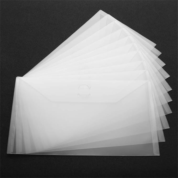 5.9 x 9.9 inch Large Stamp & Die Storage Pockets Resealable Clear Plastic Seal - Image 3