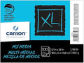 Canson - 100516254 XL Mixed Media Paper, 98 lb, 12 x 18 Inches, 100 Sheets by Canson