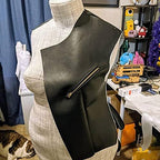 NAT Leathers™ | Black Garment Weight Thin Faux Leather Synthetic Pleather 0.7 - Image 5