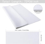 HaoFeijh White Felt Fabric 72 * 36 Inch Wide 1.6mm, Soft Woven Acrylic Craft - Image 2