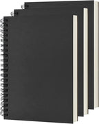 DSTELIN Blank Spiral Notebook, Soft Cover, Sketch book, 100 Pages / 50 Sheets by DSTELIN