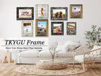 5x5 Picture Frames Set of 4- Rustic Retro Photo Frame - Image 3