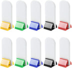 Bignc 50 Pack Colorful Game Card Stands, 50 Pieces White Blank Game Board Marker - Image 4