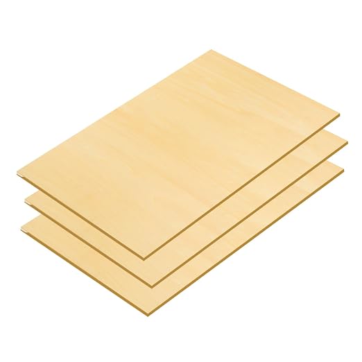 10Pcs 16 x 12 x 1/8 Inch Basswood Sheets, Unfinished Wood Boards, 3mm Basswood - Image 3