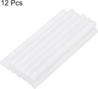 uxcell Mini Hot Glue Sticks for Glue Gun 7mm x 100mm Glitter White 12pcs - Image 3