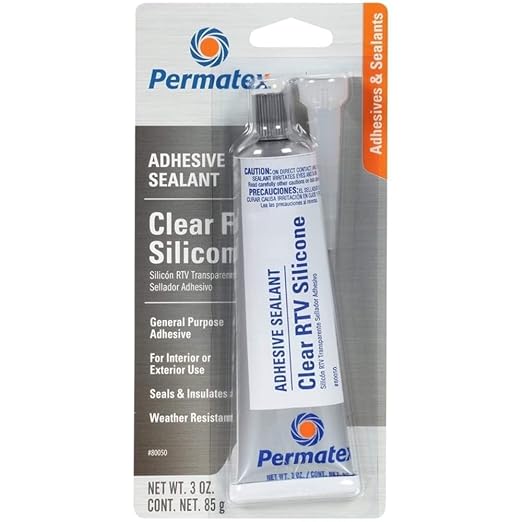 Permatex 80050 Clear RTV Silicone Adhesive Sealant, 3 oz - Image 7